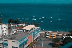 Sea side view during daytime