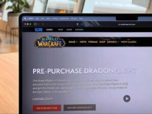 world of warcraft store on computer screen